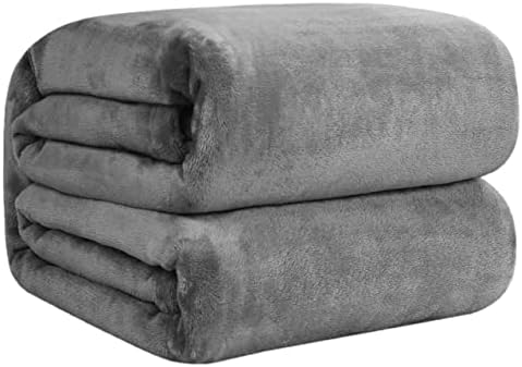 Red Single Luxury Super Soft Plush Flannel Fleece Blanket 130 x 150 cm
