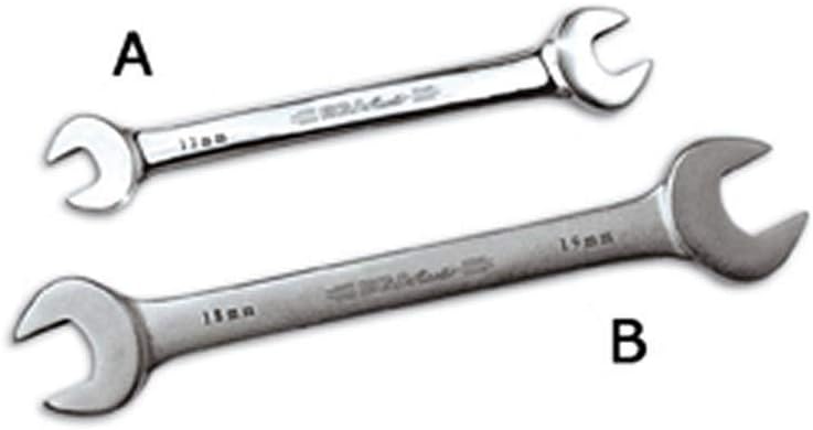 OPEN END WRENCH 27-29 MM MIRROR POLISHED CHROME PLATING