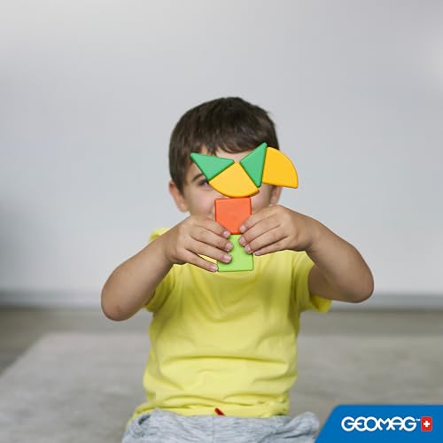 Image of Geomag Magnetic Toys | Magnets for Kids | 6 Pieces | Magicube Shapes Starter Set | Early Learning STEM Educational Building Blocks | Recycled Plastic | Ages 1-5