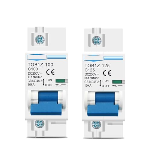 Disjoncteur DC 125A 250V MCB pour système solaire de van aménagé et maison autonome