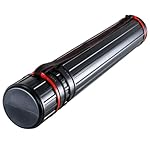 Raylu Paper - Tubo Portaplanos, Tubo de Plástico E...: Tubo portaplanos, documentos y poster tiene 7 centímetros de diámetro extensible de 45 a 75 cm de largo, es ideal para artistas, arquitectos y coleccionistas de pósteres. El tubo portaplanos Raylu Paper está hecho de plástico de polipropileno muy ríg...