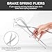 Lyhubmh 8 PC Drum Brake Tool Kit, Brake Spring Tool Set with Brake Spring Compressor, Adjusting Tool & Brake Spoon, Complete Drum Brake Kit for Brake Service with Spring Pliers, Spring Replacement