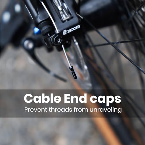 CNC Universal Bike Brake Cable Kit,Bicycle Brake Cable Set with Stainless Steel Wire Cutter-Front and Rear Brake Cable 2.5m with Oil Housing 3m for Mountain Bike/MTB/BMX/Road Bike.
