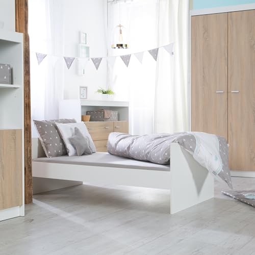 Lit bébé évolutif 70x140 bois, réglable 3 hauteurs roba Baumann