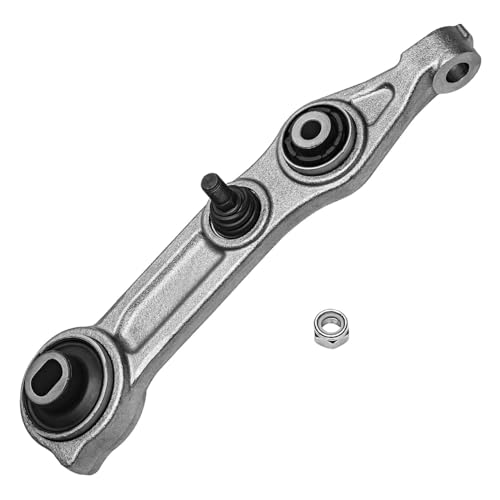 Image of Detroit Axle - 8pc Front End Suspension Kit for Mercedes E320 E350 E500 E550 CLS500 CLS550, E55 E63 CLS63 CLS55 AMG, 2 Lower Rearward Control Arms with Ball Joint 4 Inner Outer Tie Rods 2 Boots
