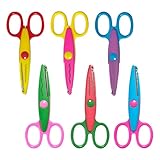 BORDES DECORATIVOS PARA TRABAJOS DE ARTESANO: estas tijeras de borde decorativo permiten crear olas, muescas y patrones originales. Las tijeras dentadas y tijeras dentadas aportan un acabado estético a los mapas, collages, álbumes y proyectos creativos.