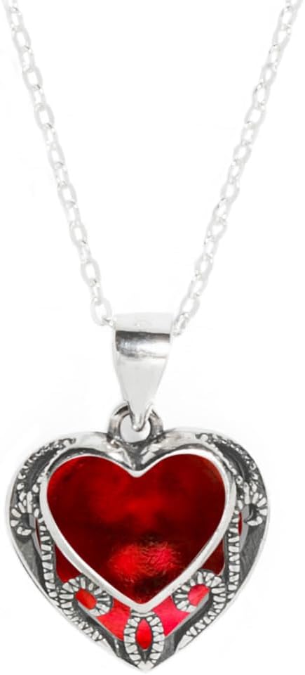 Bottled Up Designs Handmade, Homespun Hearts Necklace, Recycled Vintage Bottles, Sterling Silver, Made in USA, Birthday Gifts, Mothers Day, Women, Anniversary