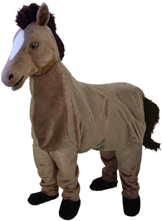 Generic Thermo-lite 2 Person Horse Mascot Costume Multi, One Size Fits Most