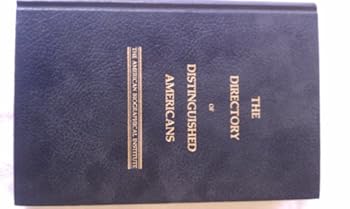 Hardcover The Directory of Distinguished Americans Book