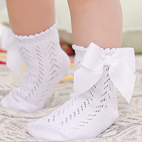 Baby Girls' Socks Toddler Ankle Socks Breathable Casual Sock (0-12 Months, Bulk-2) #TOP7