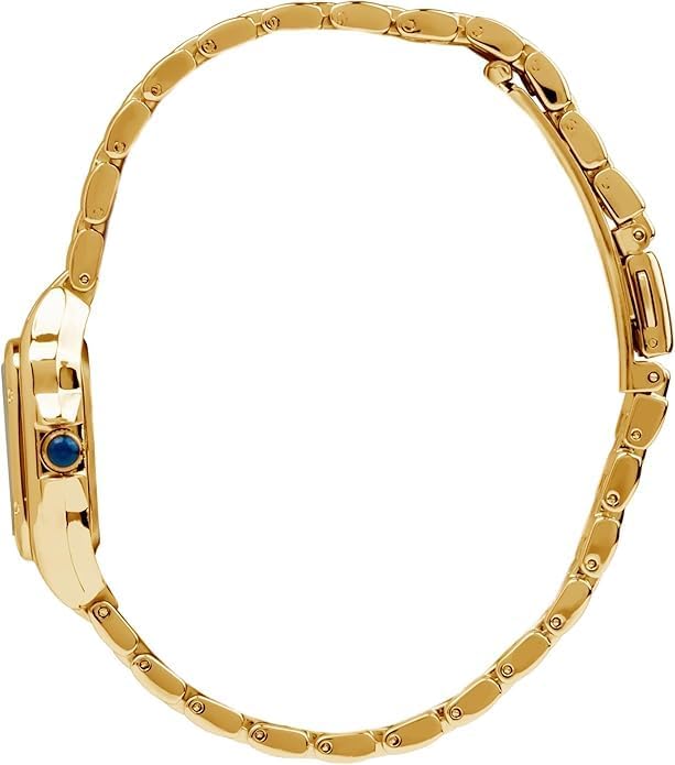 Image of Women?s Quartz Analog Watch | Golden Stainless Steel Strap with Square Glass Dial | Daily Office Wear, Casual & Party Use | Elegant Luxury Wrist Watch for Girls & Ladies