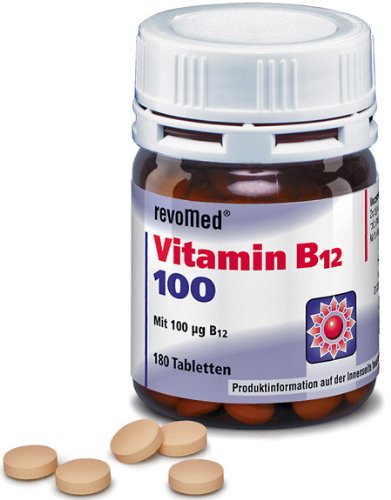 Preisvergleich Produktbild revoMed Vitamin B12 100 Tabletten 180St.