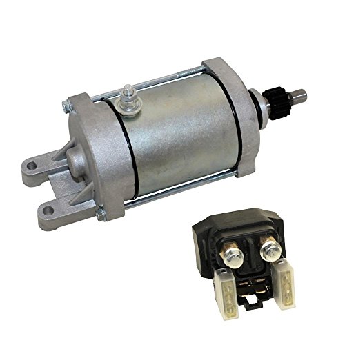 Anlasser und Relais Set für Yamaha XT 660 R X Baujahr 2004-2013 Startermotor E-Starter Elektrostarter Anlasserrelais Magnetschalter Starterrelais