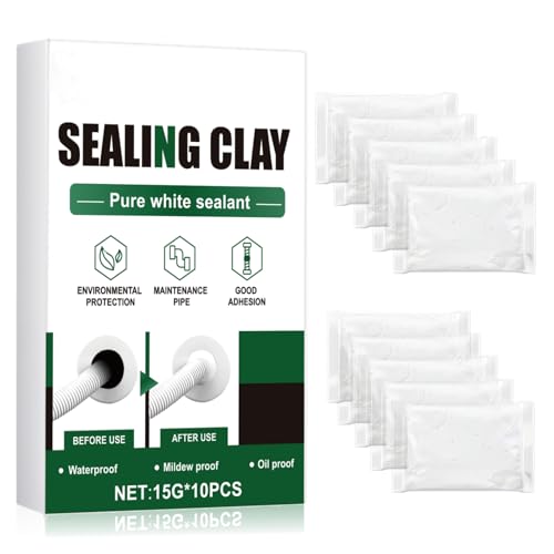 JAOJAO 10-Pack Sealant Clay for Wall, Pipes, and Repairs