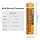 AAA Akku NiMH 550mah 1,2V für Panasonic 4 Stück Wiederaufladbare AAA NiMH Batterien für schnurlose Telefone HHR-55AAABU