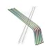 Stainless steel straws iridescence colors, Fits 20 oz Tumbler, Extra Long Reusable Ecofriendly