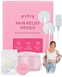 Pixie Period Pain Relief Device - Best PMS Relief Simulator with TENS Technology - Thinnest Wearable Tens Unit - Unnoticeable Under Clothes - Menstrual Cramp Comfort for Feminine Care