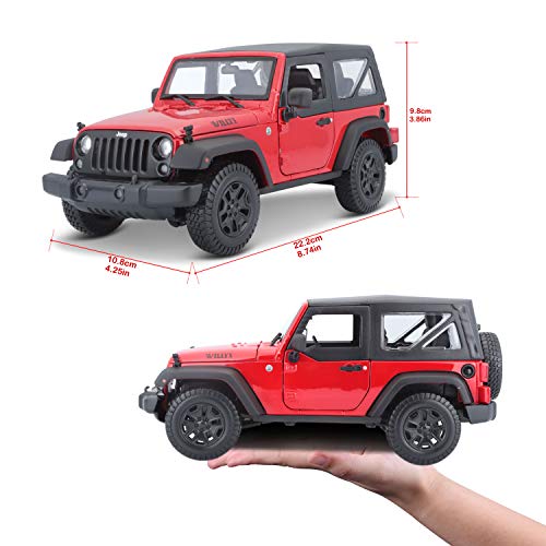 Maisto 1:18 Jeep Wrangler 2014 vehículo de colección miniatura 6