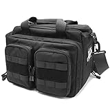 Kosse Tactical Gun Range Bag, Deluxe Pistol Shooting Range Duffle Bag Large Handguns Magazine Ammo...