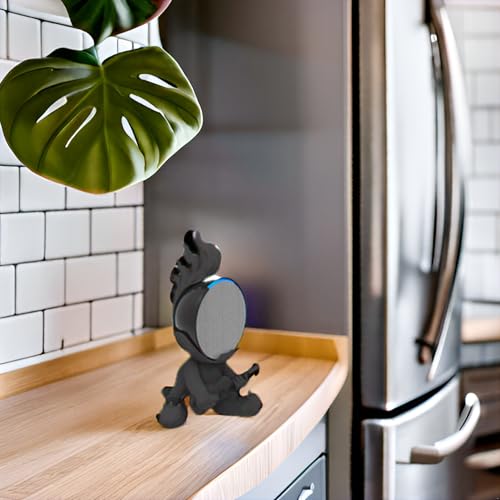 Splin Suporte Stand De Mesa para Alexa Smart Speaker Echo POP -Amazon- Star Boy (preto)