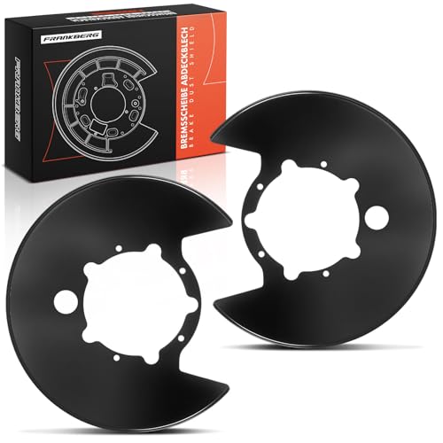 Image of Frankberg 2x Brake Dust Shield Disc Cover Rear Compatible with Daily IV Platform/Chassis Daily IV Box Replace# 7188172