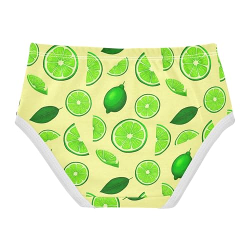 Summer Fruit Lemon Yellow Toddler Girls's Underwear 2T 23029052