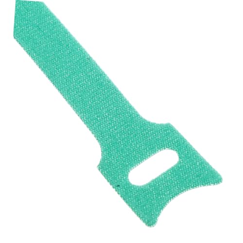 HOMSFOU 100pcs Organizador Reutilizable de Cables Correas de Gancho y Bucle para Electrónica y Cables de Carga Verde Autoadhesivas para Gestión en Casa y Oficina miniatura 3