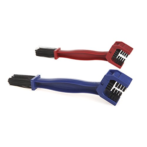 RuleaxAsi Ciclismo motocicleta bicicleta cadeia manivela escova limpador ferramenta de limpeza verme