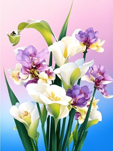 Diamond painting fleurs 5D pour sublimer votre décoration de Noël et vos soirées d'hiver