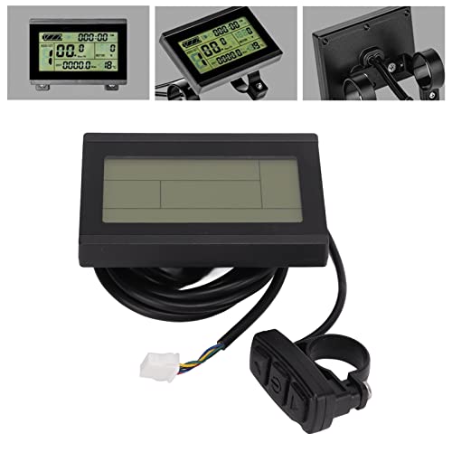 Alomejor Kit de conversão de roda traseira de 48 V 500 W com visor LCD3, kit de conversão de roda tr