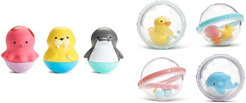 Miniatura 6 de Munchkin Bath Bobbers - Juguete de baño para bebés y niños pequeños, más de 6 meses, delfínmorsa