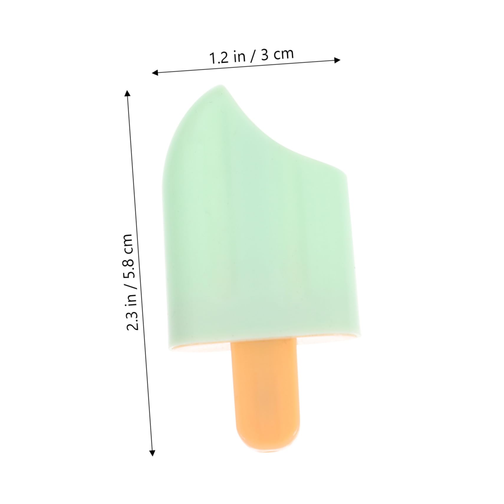 20 pezzi Penne Colorate Evidenziatori Ice Pop Design Creativo Mini Marker con Punta Cuneo Inchiostro Liscio Senza Perdite Protezione Antimacchia per Studio e Ufficio