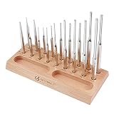 BESTNULE Punch Set, Roll Pin Punch Set, Punch Tools, Made of Solid Material Including Steel Center P
