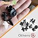 Etre Jeune 120 PCS Car Bumper Retainer Clips, Plastic Rivets Screws Push Pins Automotive Fender Clips, 6 Popular Sizes of Body Clip Compatible with GM Toyota Honda Chrysler, 1 Fastener Removal Tool