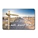 TRIOSK Kühlschrankmagnet stark Strand Meer Magnet Sprüche lustig Motivation mit Spruch Wer Will finde Wege Wegweiser Geschenk für Poesieliebhaber