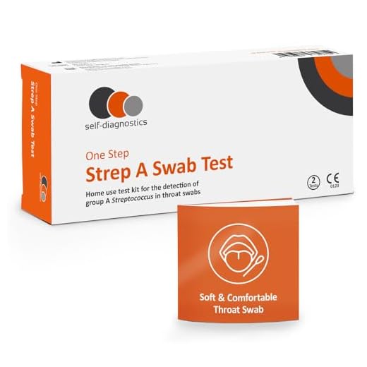 2x self-diagnostics Strep A Test - Test estreptococo garganta - Streptococcus test para la detección del antígeno estreptocócico del grupo A - Promueve el bienestar de toda la familia en casa