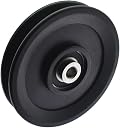 Wirmon Gym Pulley Exercise Latest Machine Attachment with 4 Inch inbuilt Bush and Bearing Black (Pack of 8) gallery image