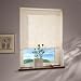 Produktbild Kettenzugrollo Seitenzugrollo Tür Fenster Rollo Gemustert Dekor Breite 62 bis 202 cm Länge 180 cm Sonnenschutz Sichtschutz Blendschutz Stoff Vorhang mit Motiv (122 x 180 cm, Beige)