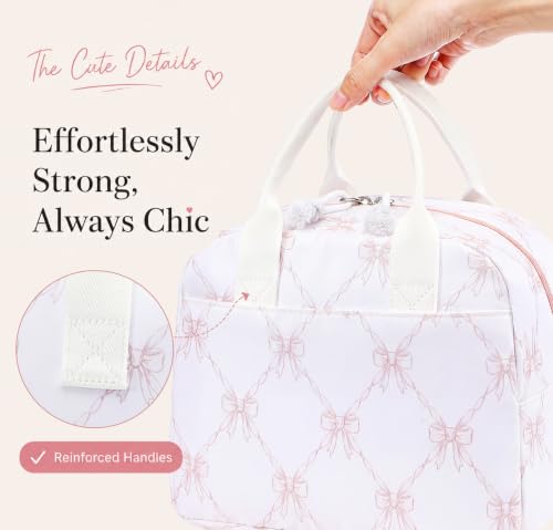 Image of LOVELYWIND Lunch Box for Women Cute Lunch Bags for Women Lunch Tote Bags Reusable Insulated Lunch Box Large Capacity Reusable Insulated Cooler for Work or Travel Gifts or Beach
