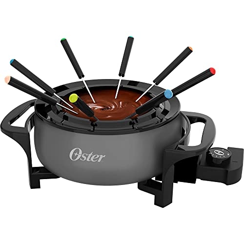 Panela Elétrica Oster, para Fondue, 110V, Cinza, 1000W, OFND100 Panela Elétrica Oster, para Fondue, 110V, Cinza, 1000W, OFND100
