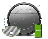 Aspirateur Robot et Laveur 2-en-1 iRobot Roomba Combo - Nettoyage Personnalisé - Navigation ciblée et logique - Aspiration puissante - Connecté Wi-FI - Compatible Assistants vocaux Gris