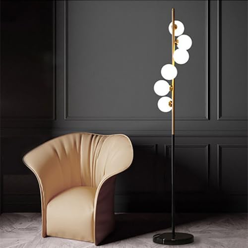Lampe Luod liseuse haricot magique et lampadaire simple de salon en boule de verre - 8