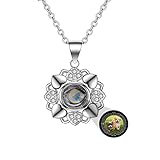 MATERIAL 💕 Die Projektionskette besteht aus 925er Silber. Es ist mit 5A Zirkonia eingelegt. Die Oberfläche hat einen charmanten Glanz. Bleifrei und nickelfrei, keine Hautallergie oder Reizung. Tragen Sie eine Halskette, um Sie daran zu erinnern, dass Sie einzigartig sind. Egal, ob es sich um Alltagskleidung oder einen Anlass handelt, Sie möchten eine unvergessliche Schönheit sein.