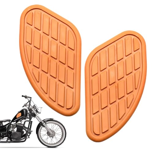 Almofada lateral do tanque da motocicleta,Almofada de tanque antiderrapante vintage para motocicleta