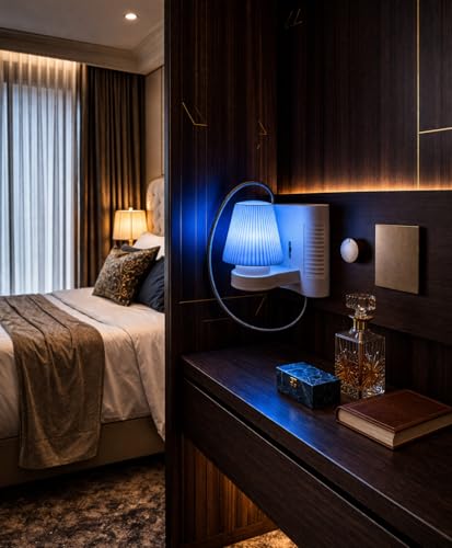 Image of GURUSOAMI Small Lamp Type 2 Pin Night Lamp 0.5 Watt Plug & Play LED Bulb For Bedroom, Living Room, Zero Watt Light Direct Socket Use For Night (Blue, 1)