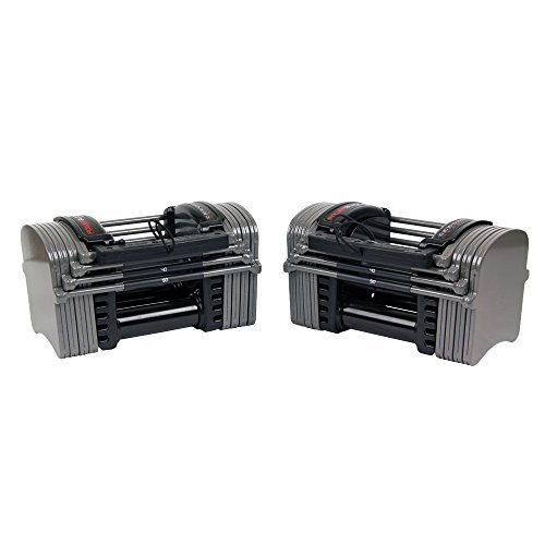 Haltères Réglables Sport 24 - 3-24 Lb Par Haltère - Acier Gainé - Pour La Maison