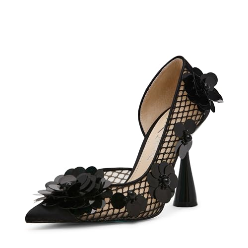 Betsey Johnson Womens SBNASH Floral Print D'Orsay Heels