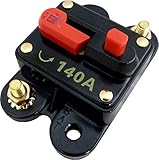 Jex Electronics 140 Amp in-Line Circuit Breaker Stereo/Audio/Car/RV 140A/140AMP Fuse 12V/24V/32V