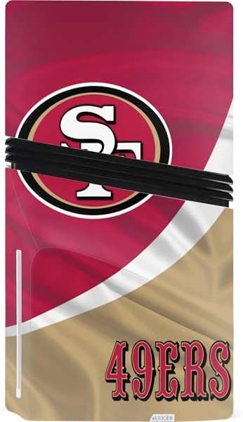 Skinit Decal Gaming Skin Compatible with PS5 Pro Disk Bundle - Officially Licensed NFL San Francisco 49ers Design