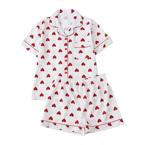 Pyjama gilet imprimé coloré femme avec ensemble short deux pièces